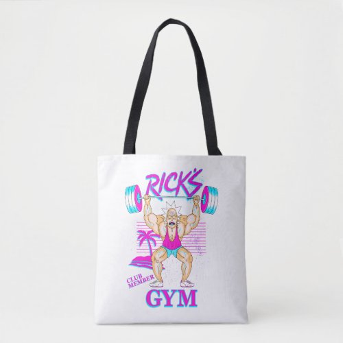 RICK AND MORTY  Ricks Gym Club Member Tote Bag