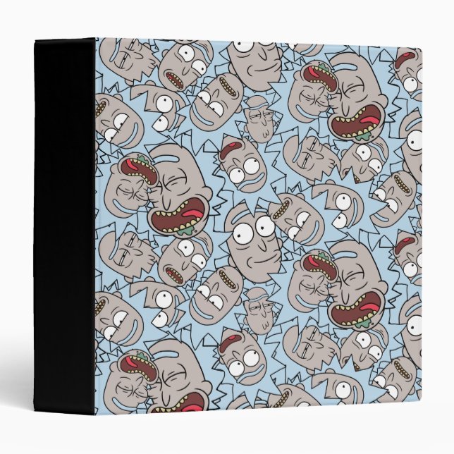 RICK AND MORTY™ | Rick's Moods 3 Ring Binder (Front/Spine)