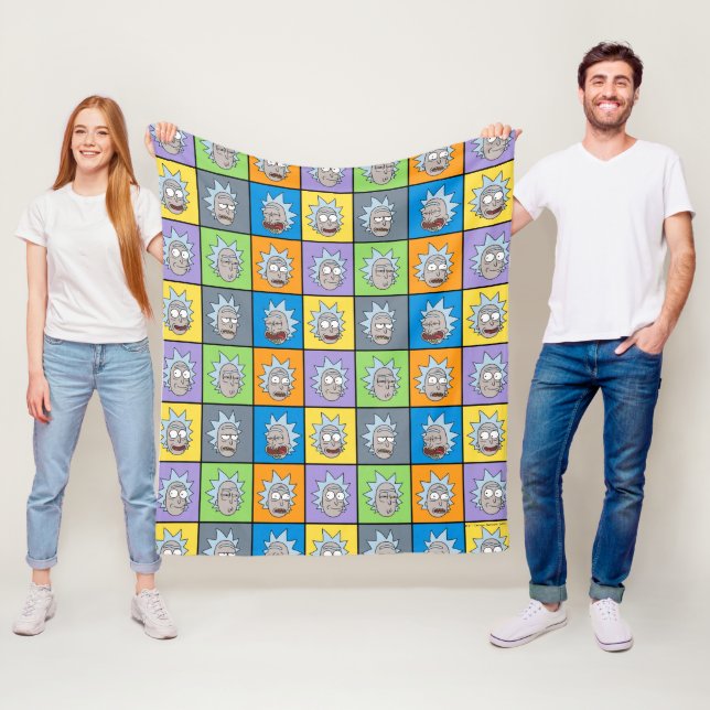RICK AND MORTY™ | Rick's Moods Fleece Blanket (In Situ)