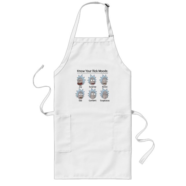 RICK AND MORTY™ | Rick's Moods Long Apron (Front)