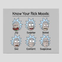 RICK AND MORTY™ | Rick's Moods Poster