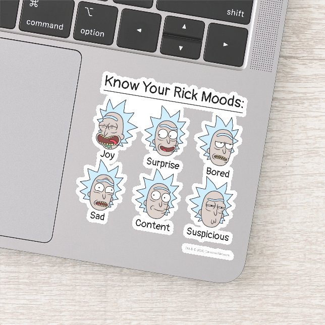 RICK AND MORTY™ | Rick's Moods Sticker (Detail)
