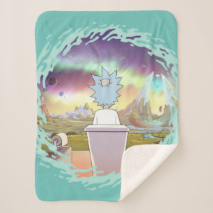 RICK AND MORTY™ Rick's Private Place Sherpa Blanket