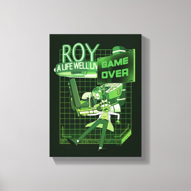 RICK AND MORTY™ | Roy A Life Well Lived Canvas Print (Front)