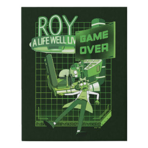 RICK AND MORTY™   Roy A Life Well Lived Faux Canvas Print