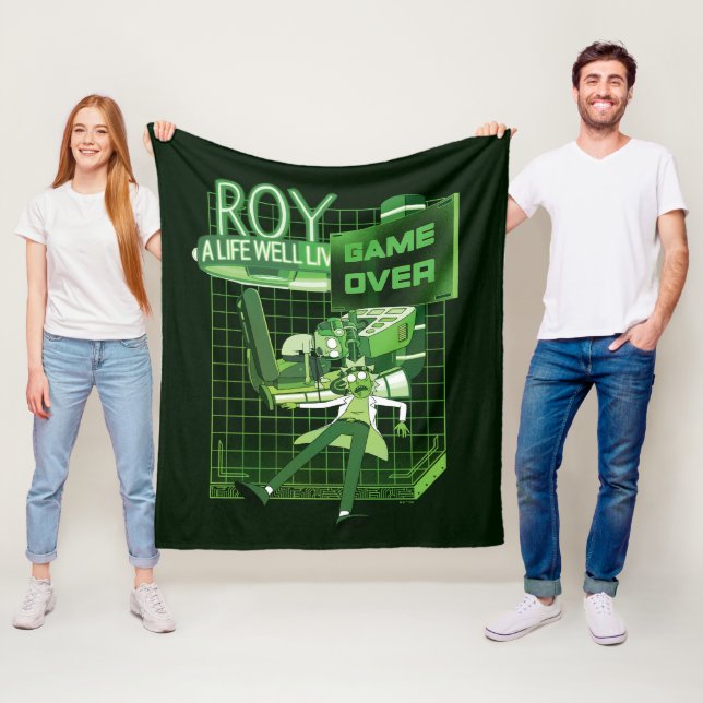 RICK AND MORTY™ | Roy A Life Well Lived Fleece Blanket (In Situ)