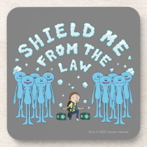 RICK AND MORTY™ | Shield Me From The Law Beverage Coaster