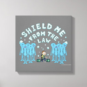 RICK AND MORTY™ Shield Me From The Law Canvas Print