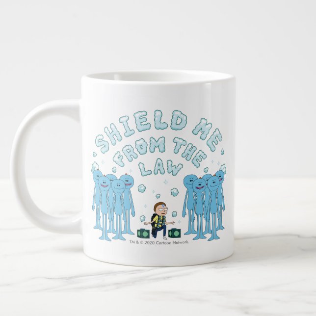 RICK AND MORTY™ | Shield Me From The Law Giant Coffee Mug (Left)