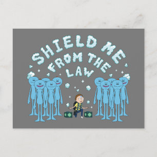 RICK AND MORTY™   Shield Me From The Law Invitation Postcard