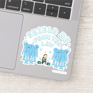 RICK AND MORTY™   Shield Me From The Law Sticker