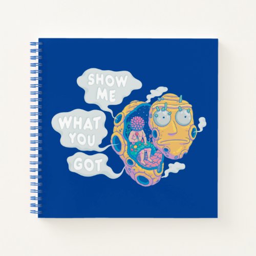 RICK AND MORTY  SHOW ME WHAT YOU GOT NOTEBOOK
