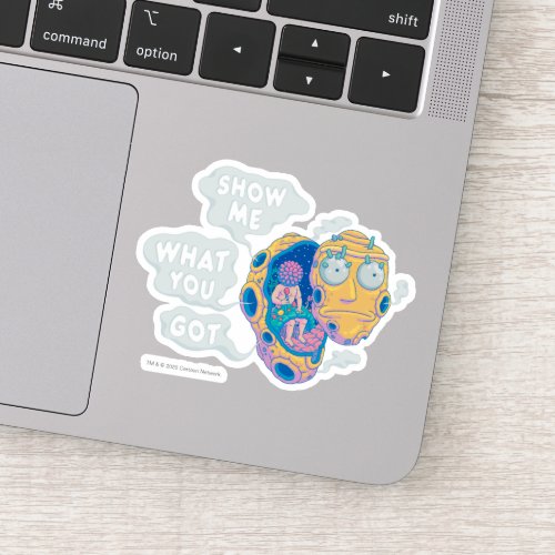 RICK AND MORTY  SHOW ME WHAT YOU GOT STICKER