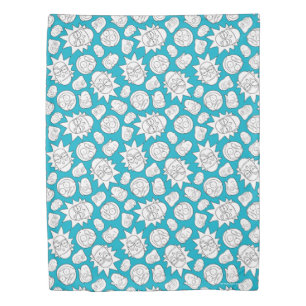 RICK AND MORTY™ Smith Family Head Pattern Duvet Cover
