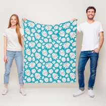 RICK AND MORTY™ | Smith Family Head Pattern Fleece Blanket