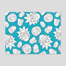 RICK AND MORTY™ | Smith Family Head Pattern Invitation Postcard