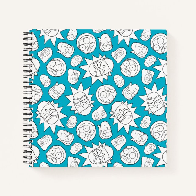 RICK AND MORTY™ | Smith Family Head Pattern Notebook (Front)