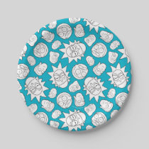 RICK AND MORTY™ | Smith Family Head Pattern Paper Plates