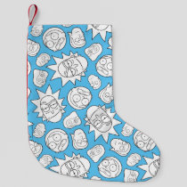 RICK AND MORTY™ | Smith Family Head Pattern Small Christmas Stocking