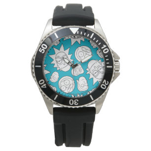 RICK AND MORTY™ Smith Family Head Pattern Watch