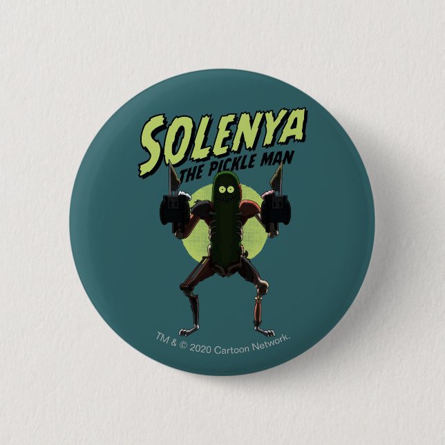 RICK AND MORTY™ | Solenya - The Pickle Man Button (Front)