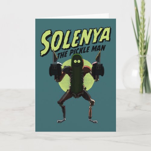 RICK AND MORTY  Solenya _ The Pickle Man Card