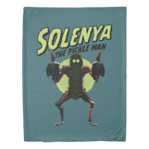 RICK AND MORTY™   Solenya - The Pickle Man Duvet Cover