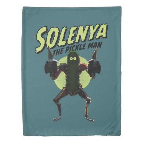 RICK AND MORTY  Solenya _ The Pickle Man Duvet Cover