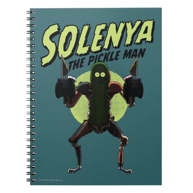 RICK AND MORTY™ | Solenya - The Pickle Man Notebook (Front)