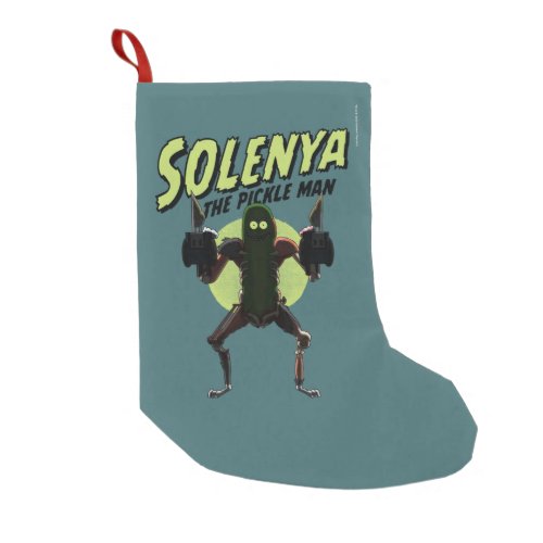 RICK AND MORTY  Solenya _ The Pickle Man Small Christmas Stocking