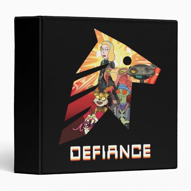 RICK AND MORTY™ | Space Beth Defiance Crew 3 Ring Binder (Front/Spine)