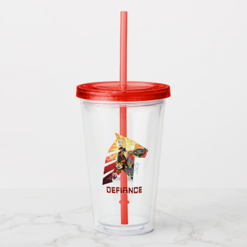 RICK AND MORTY  Space Beth Defiance Crew Acrylic Tumbler