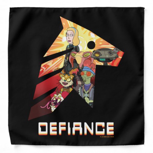 RICK AND MORTY  Space Beth Defiance Crew Bandana