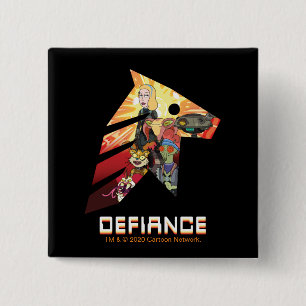 RICK AND MORTY™   Space Beth Defiance Crew Button