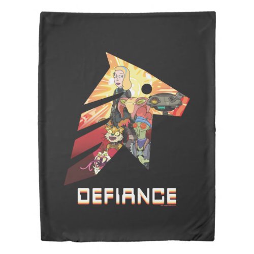 RICK AND MORTY  Space Beth Defiance Crew Duvet Cover