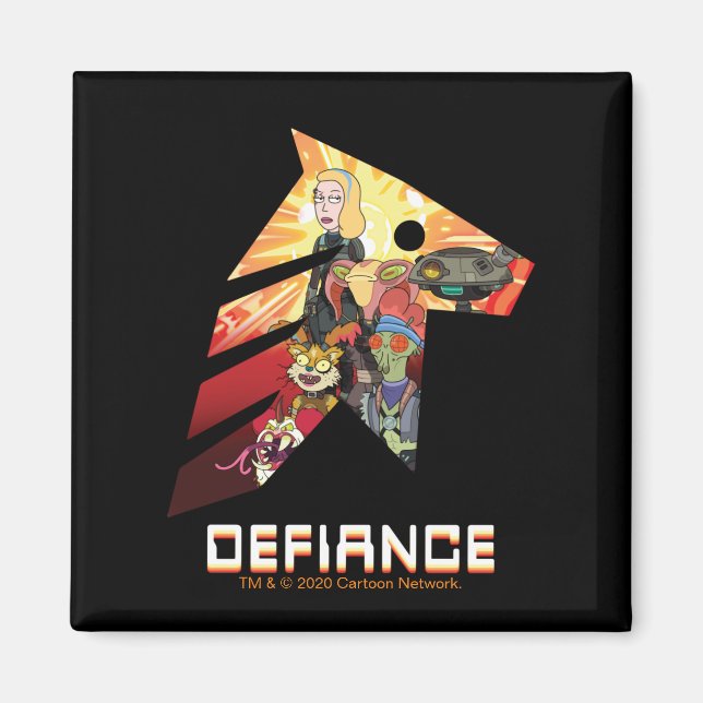 RICK AND MORTY™ | Space Beth Defiance Crew Magnet (Front)