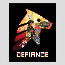RICK AND MORTY™ | Space Beth Defiance Crew Poster