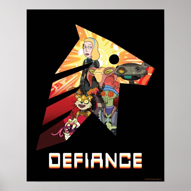 RICK AND MORTY™ | Space Beth Defiance Crew Poster (Front)