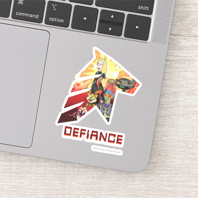 RICK AND MORTY™ | Space Beth Defiance Crew Sticker (Detail)