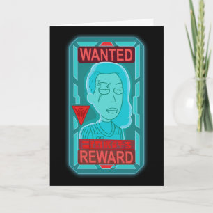 RICK AND MORTY™ Space Beth Wanted Poster Card