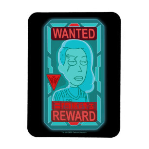 RICK AND MORTY™ Space Beth Wanted Poster Magnet