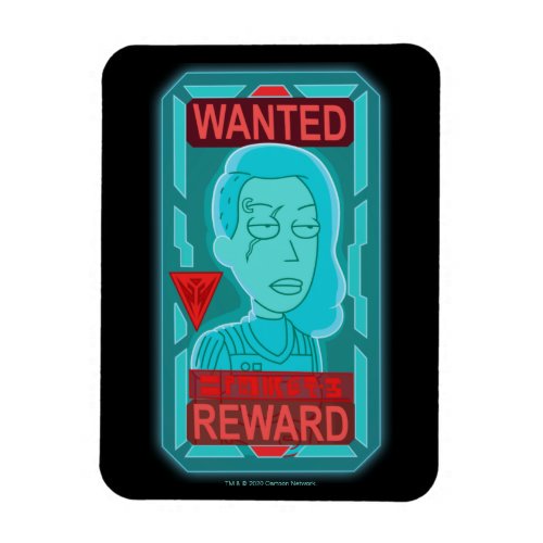 RICK AND MORTY  Space Beth Wanted Poster Magnet