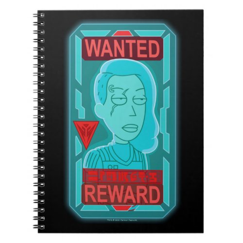 RICK AND MORTY  Space Beth Wanted Poster Notebook