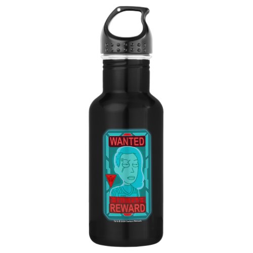 RICK AND MORTY  Space Beth Wanted Poster Stainless Steel Water Bottle