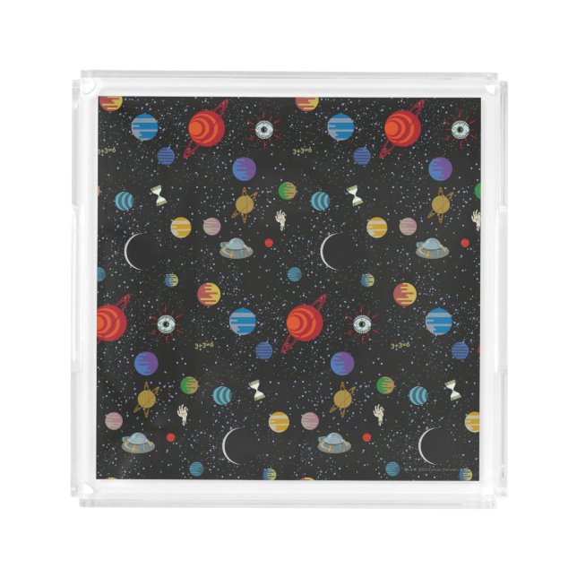 RICK AND MORTY™ | Space Pattern Acrylic Tray (Front)