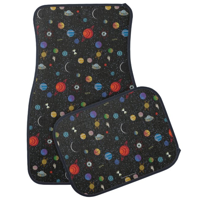 RICK AND MORTY™ | Space Pattern Car Floor Mat (Set)