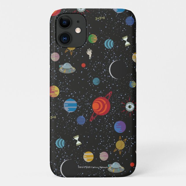 RICK AND MORTY™ | Space Pattern Case-Mate iPhone Case (Back)