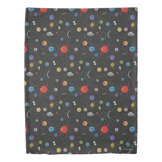RICK AND MORTY™ | Space Pattern Duvet Cover (Front)