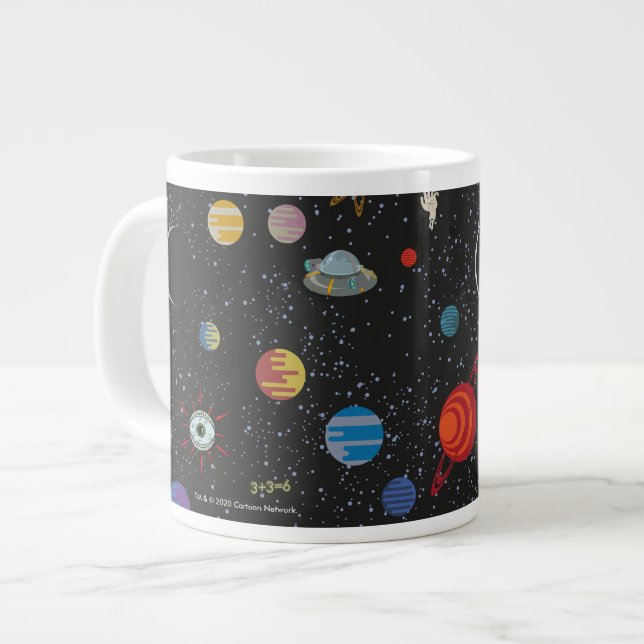 RICK AND MORTY™ | Space Pattern Giant Coffee Mug (Front Left)