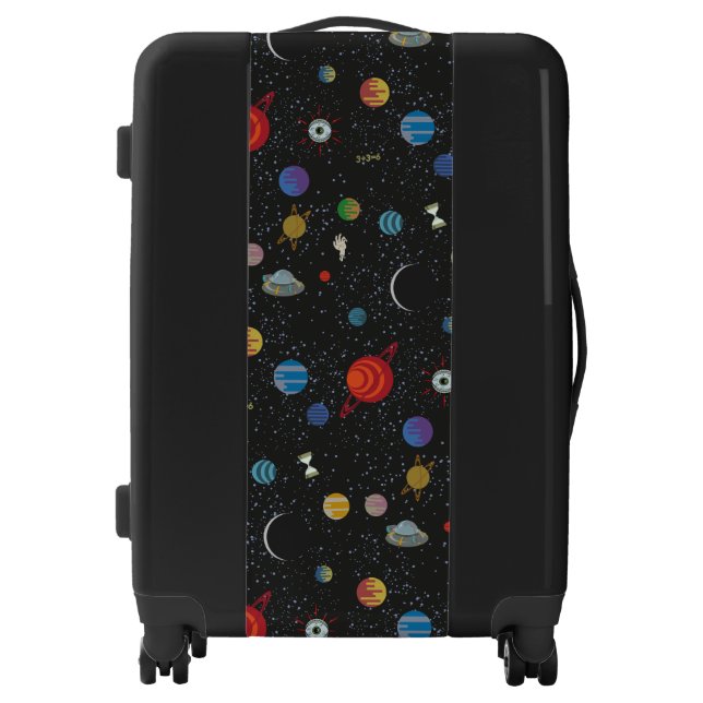 RICK AND MORTY™ | Space Pattern Luggage (Front)